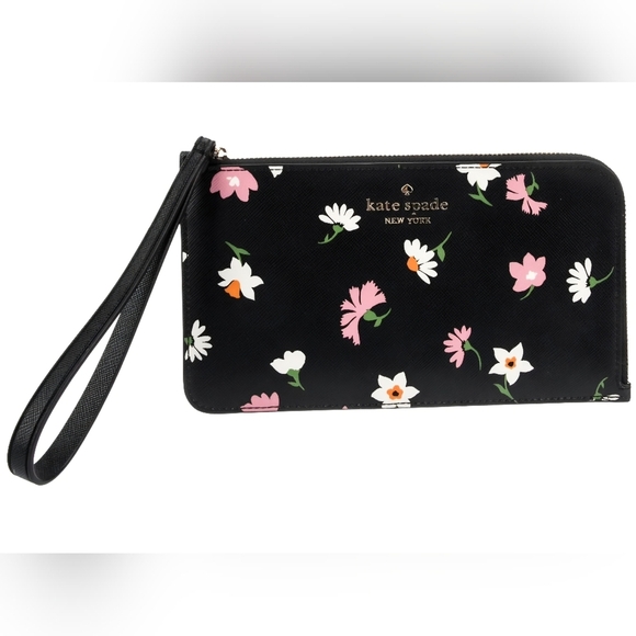 Kate Spade Floral New York Saffiano Leather Clutch (NWT) - Picture 4 of 9
